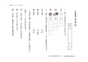 1年生のまとめ１